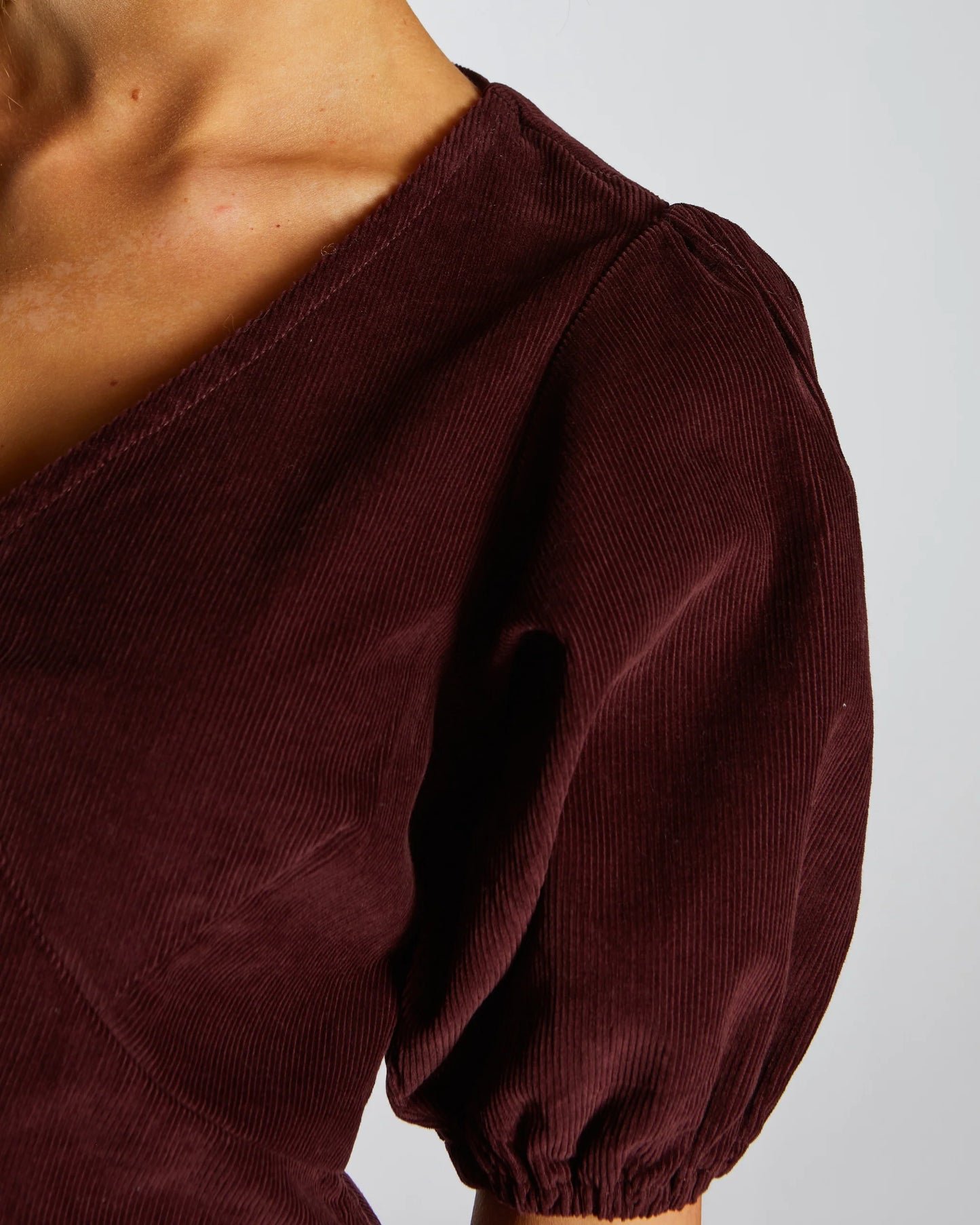 Diesel Bijou Cord Dress - Deep Cherry