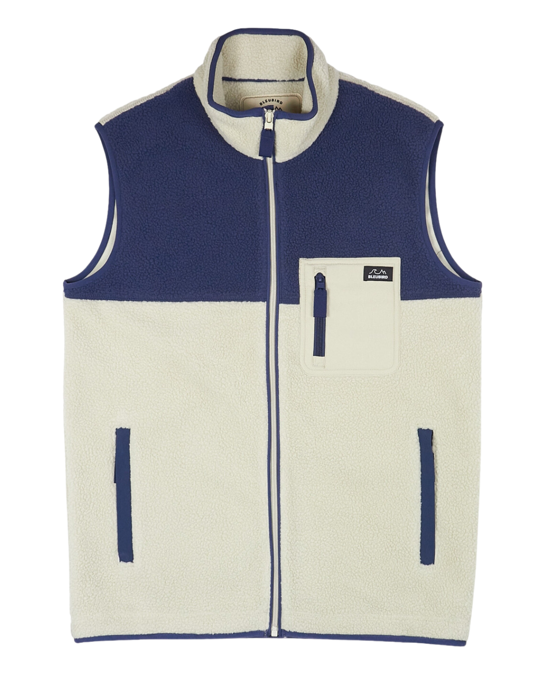 Bleubird Polar Fleece Gilet - Beige