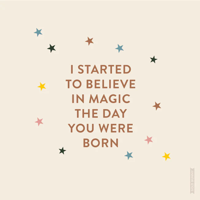Bold Bunny Print - Believe In Magic