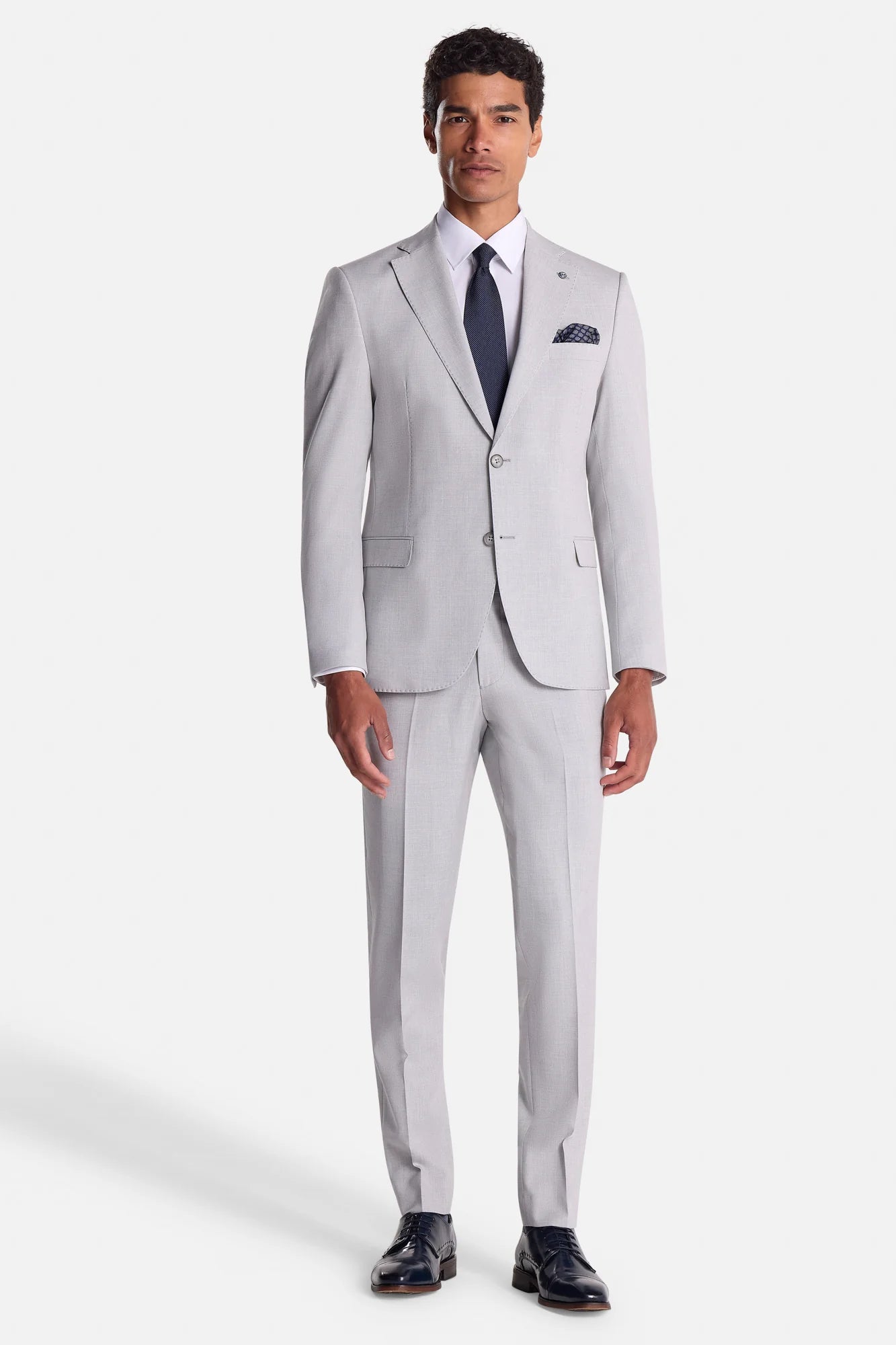 Benetti Albert Suit Trousers - Silver