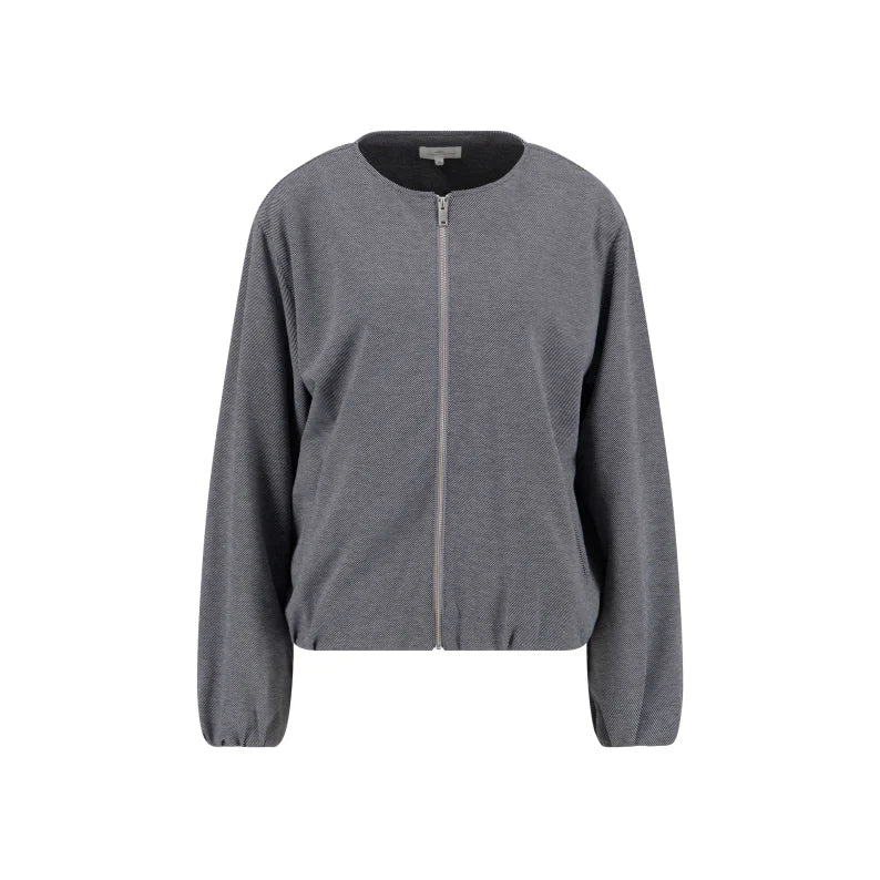 Fynch Hatton College Twill Contrast Jacket - Alloy Grey
