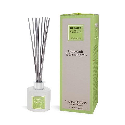 Brooke & Shoals Reed Diffuser - Grapefruit and Lemongrass