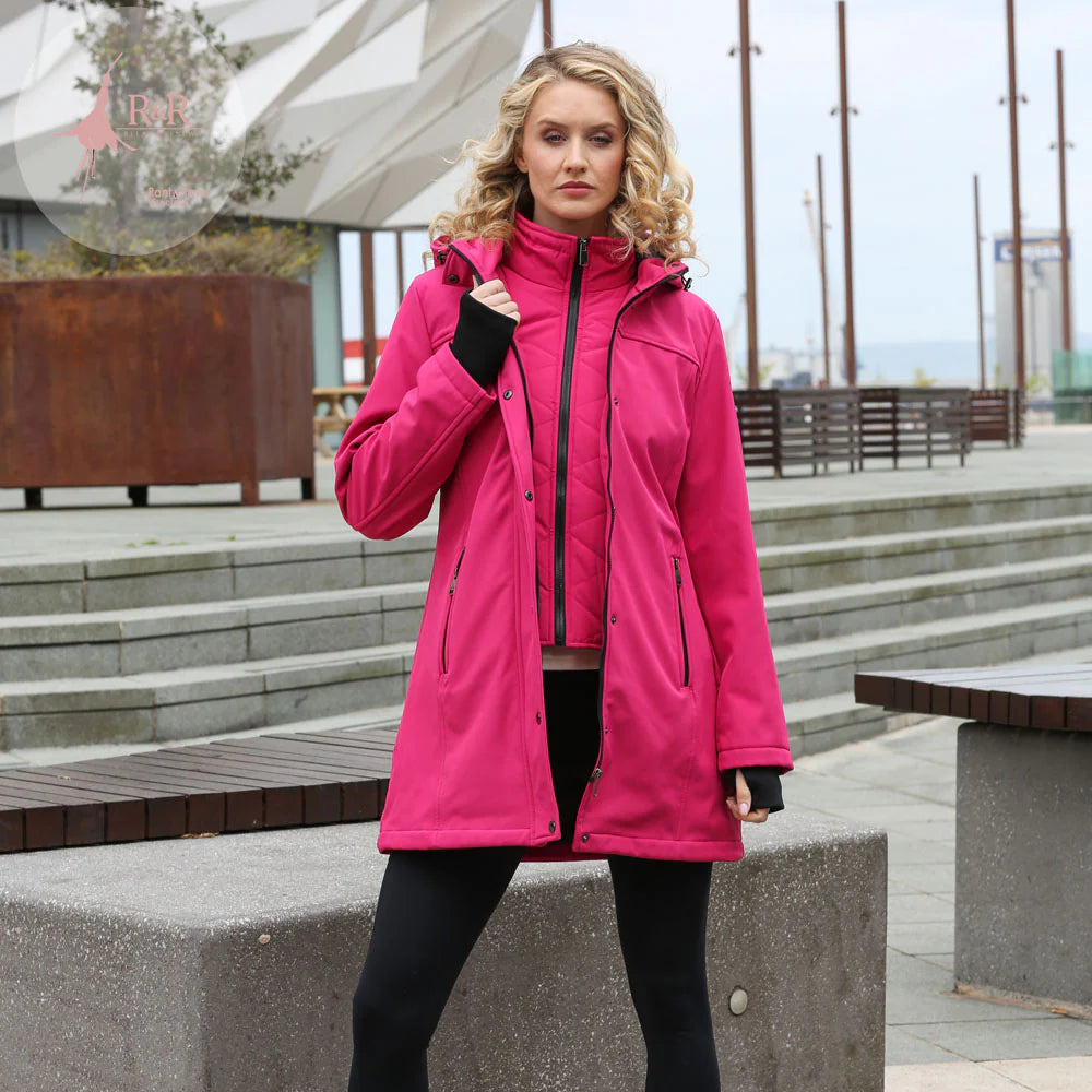 Relax & Renew Camila Coat - Cerise Pink