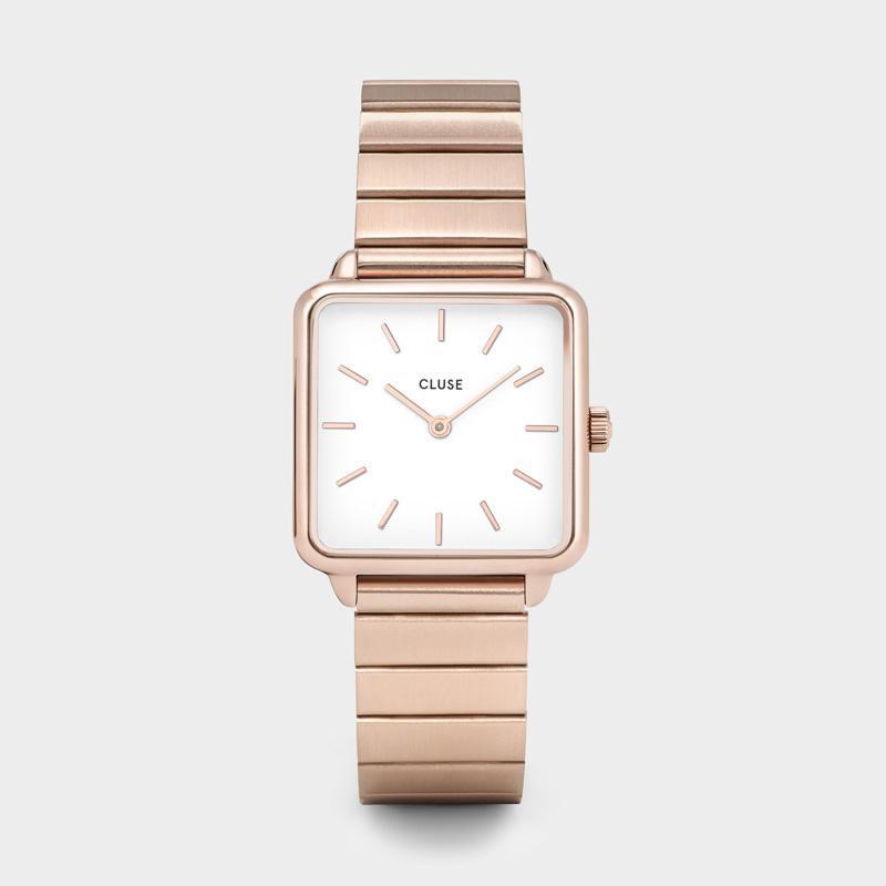 Cluse La Tétragone Steel White - Rose Gold