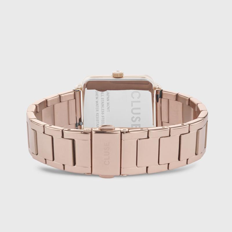 Cluse La Tétragone Steel White Pearl - Rose Gold