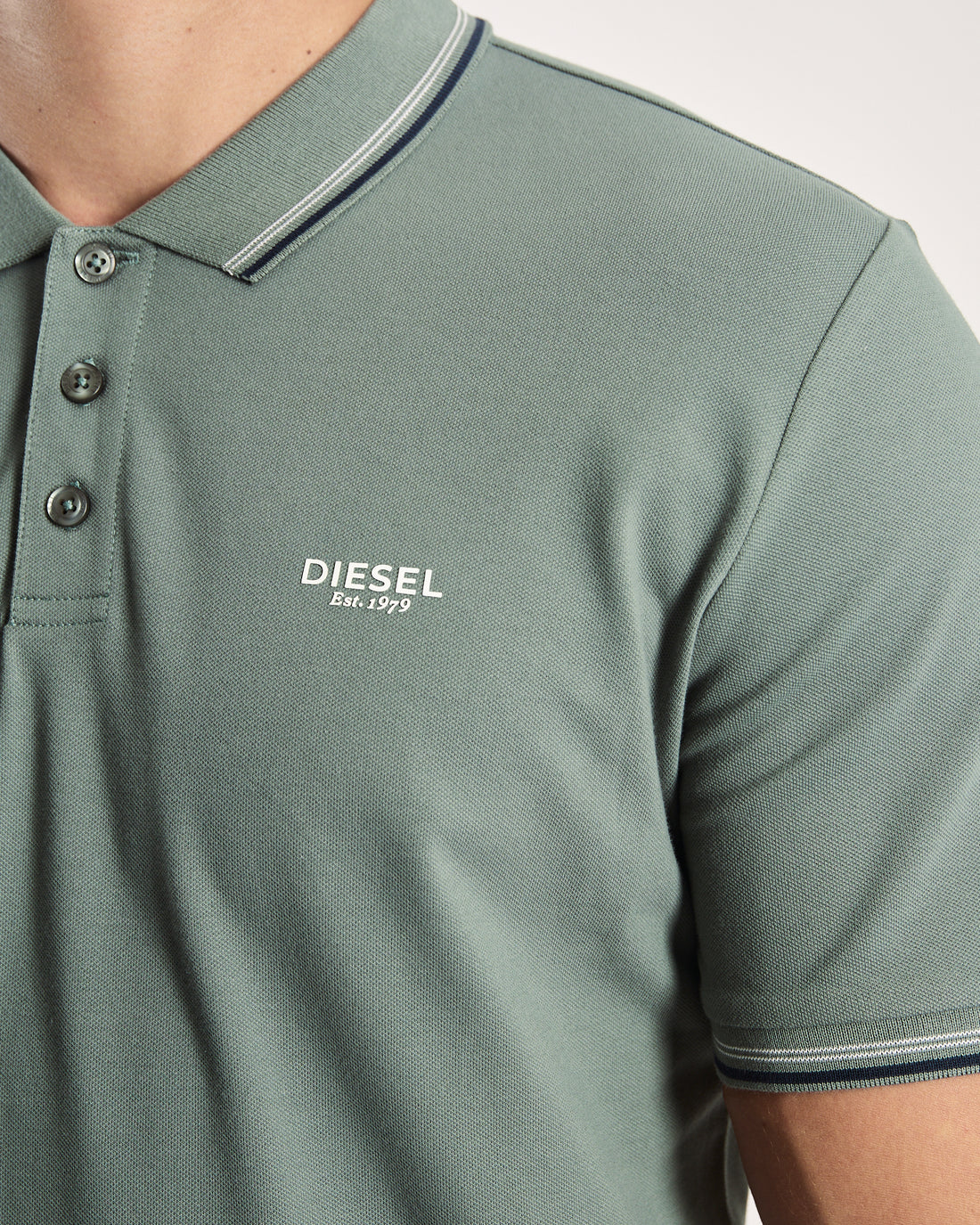 DIESEL Clarksville Polo - Green Meadow