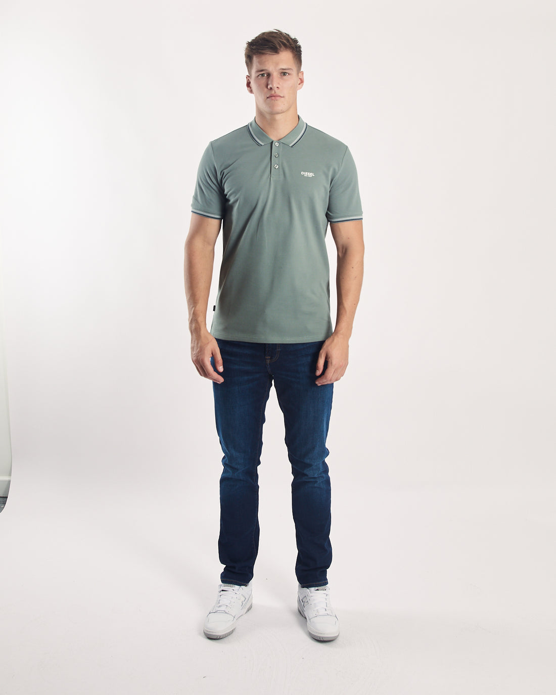 DIESEL Clarksville Polo - Green Meadow