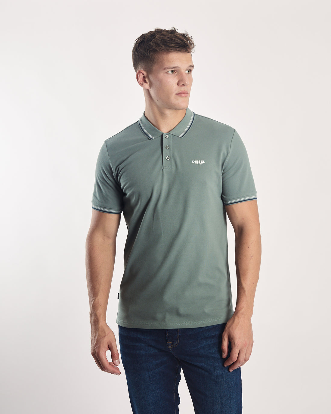 DIESEL Clarksville Polo - Green Meadow