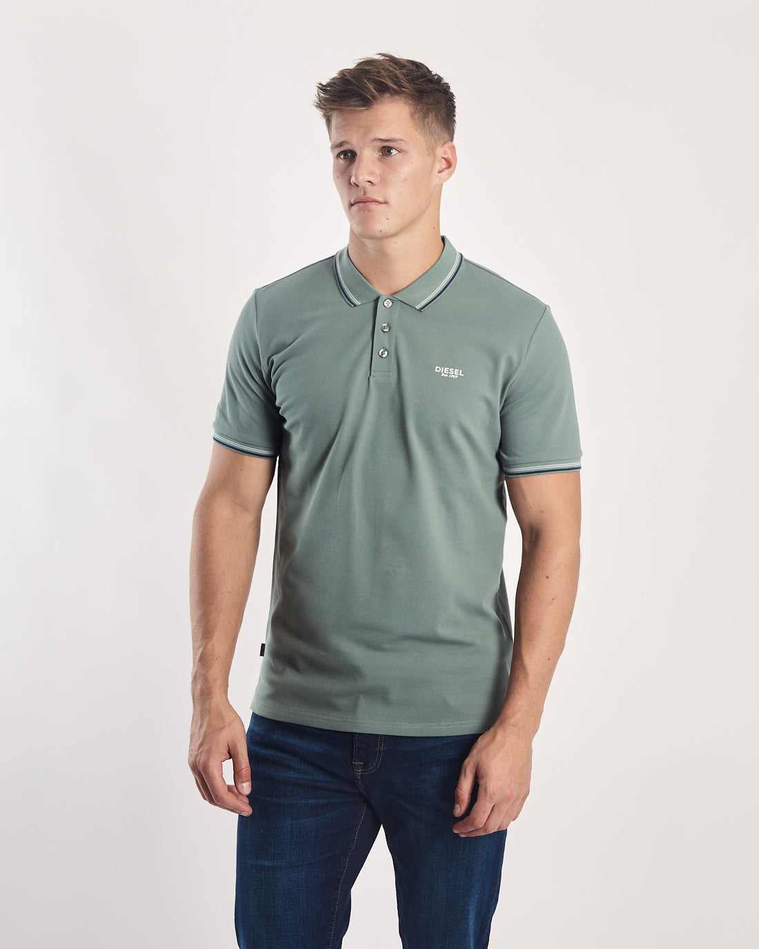 DIESEL Clarksville Polo - Green Meadow