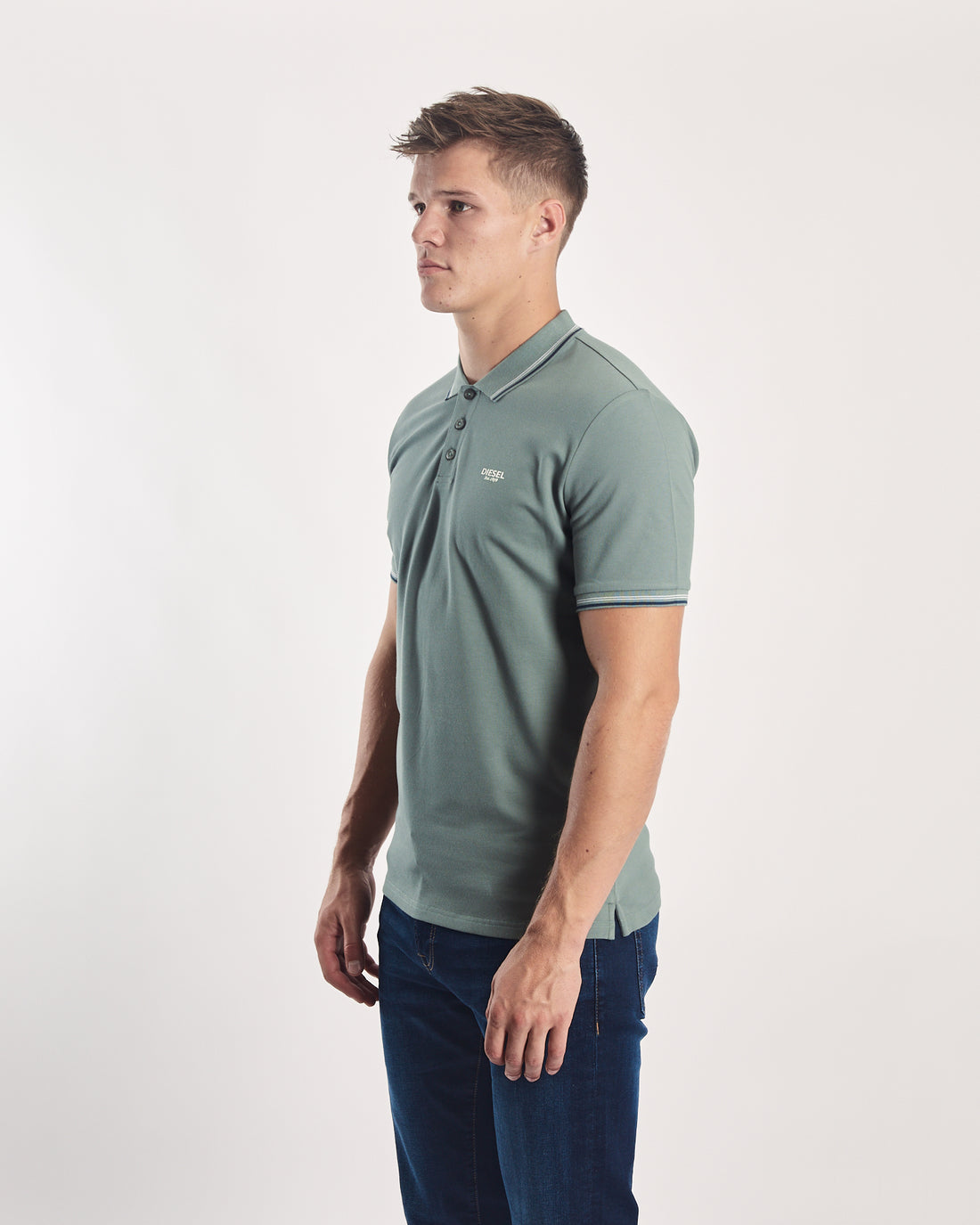 DIESEL Clarksville Polo - Green Meadow