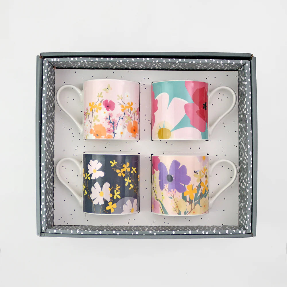 Belly Button 4 Mug Set