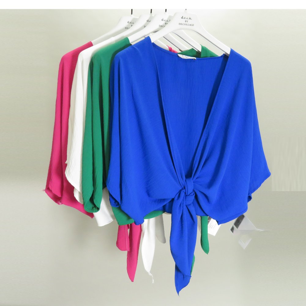 Deck Tie Front Wrap Shawl