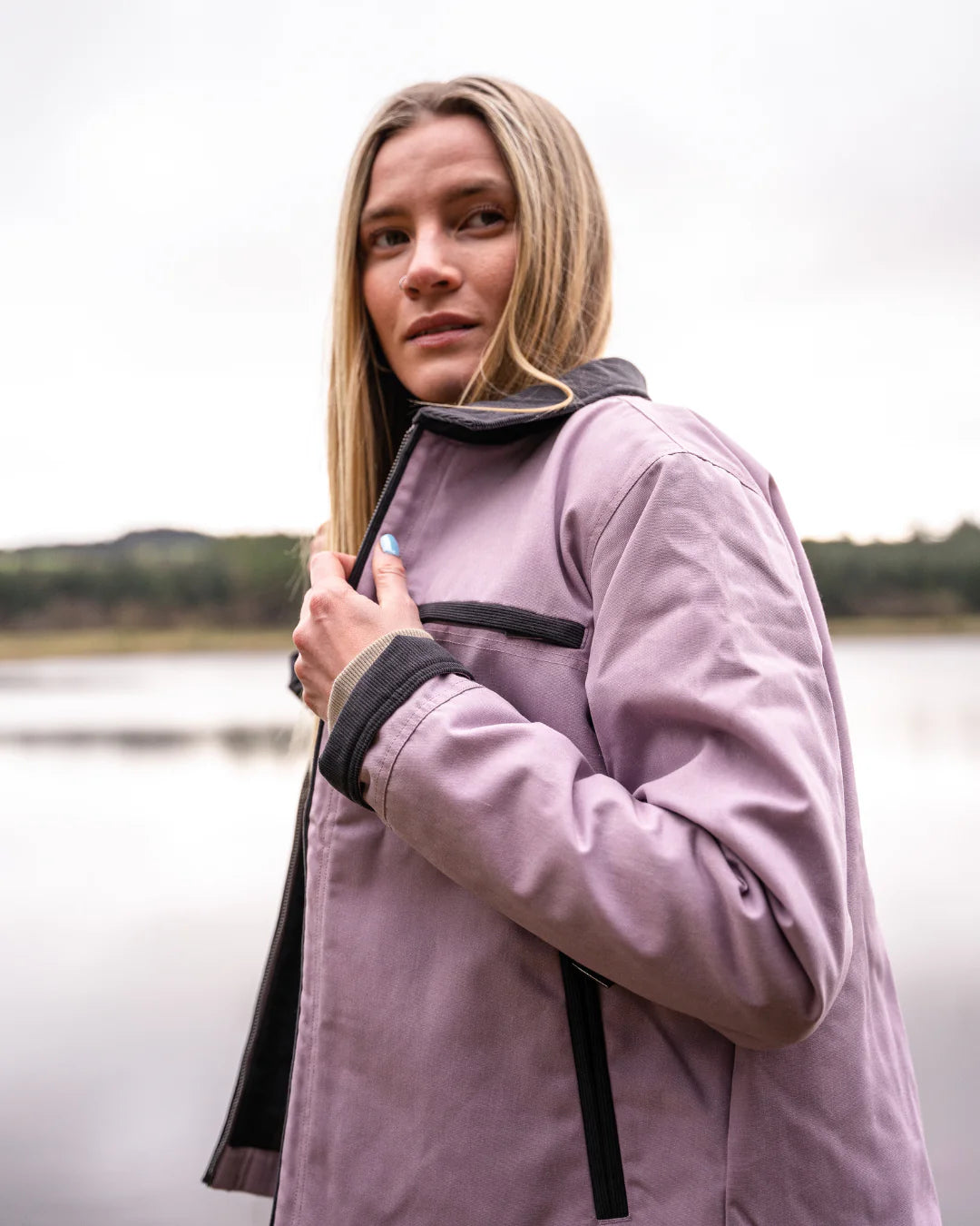 Bleubird Cypress Jacket - Rose