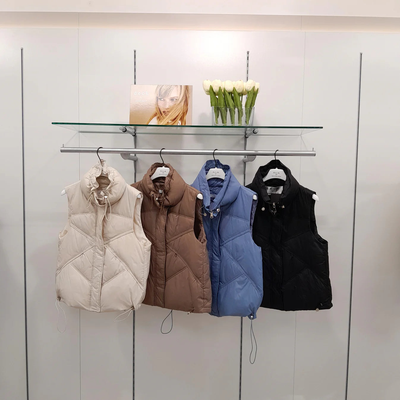 Deck Quilted Gilet - Taupe