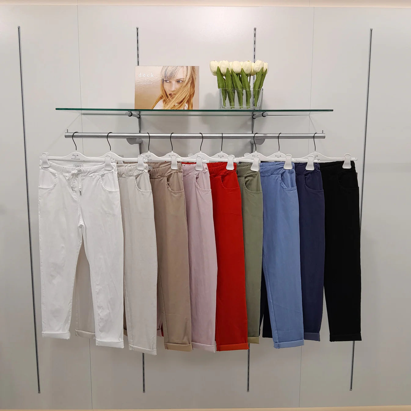 Deck Cotton Trousers - Sand
