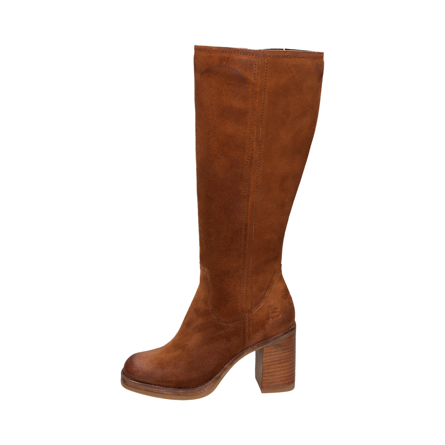Bagatt Suede Knee High Boot - Brown