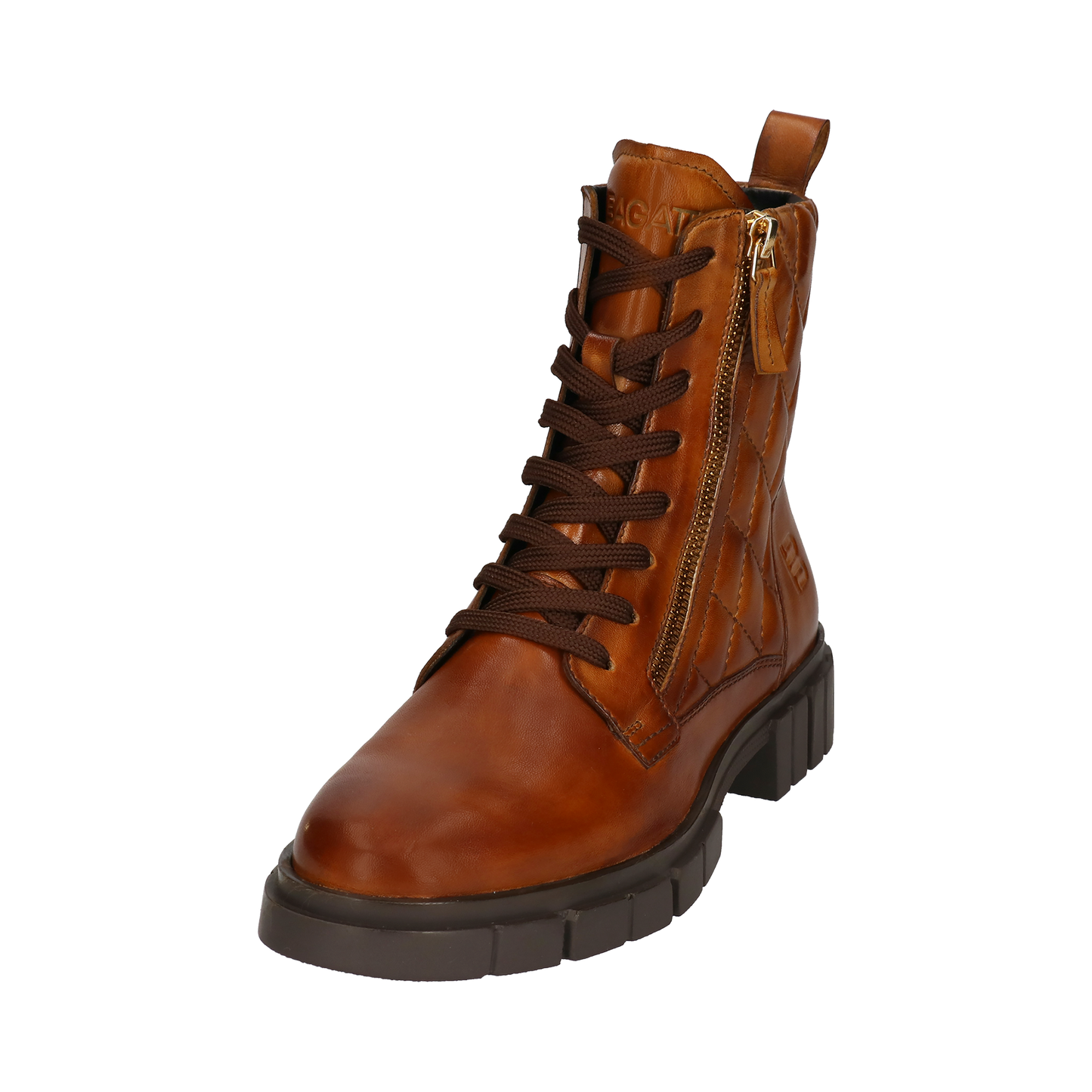Bagatt Fiona Zipper Boot - Cognac