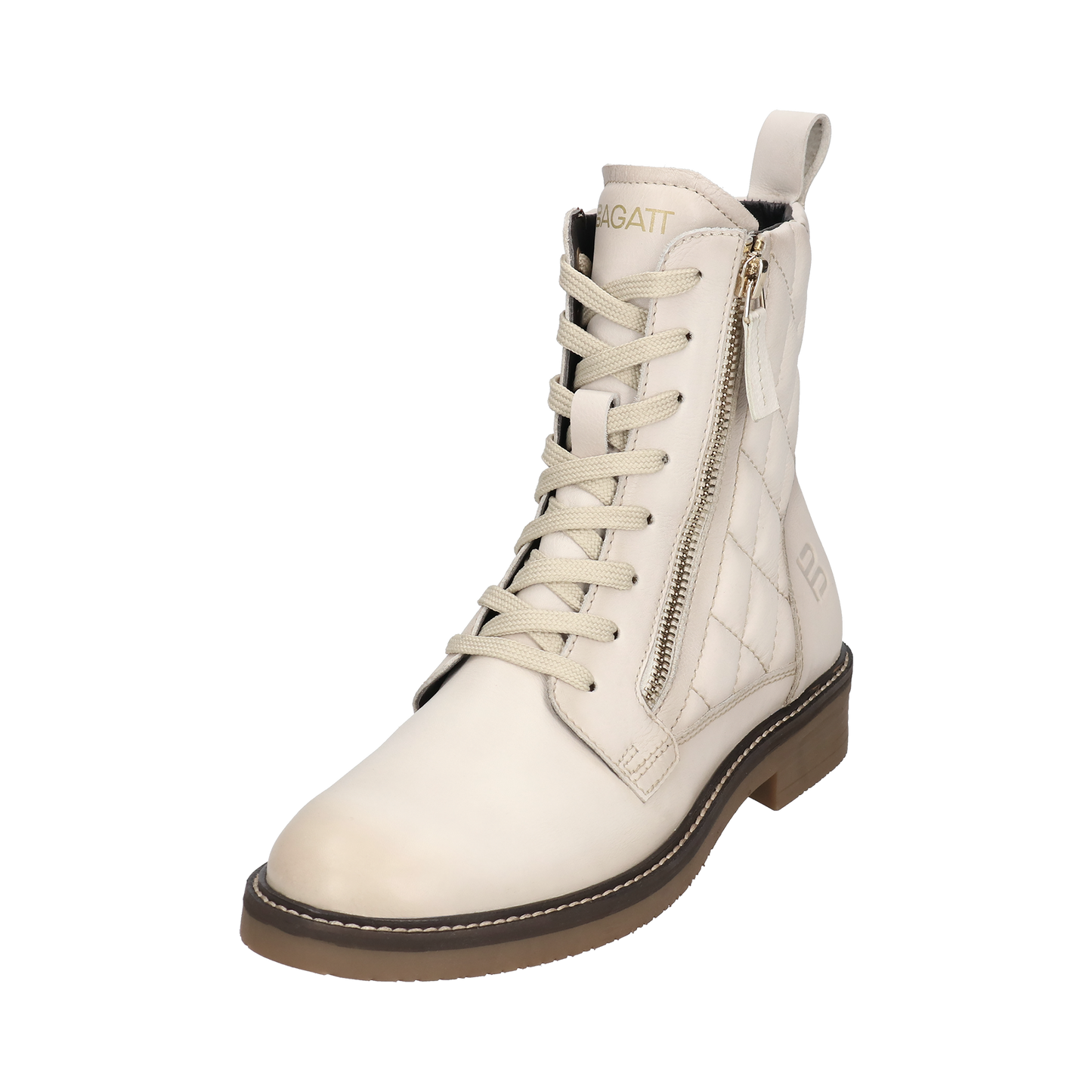 Bagatt Lace Up Boots - Off White