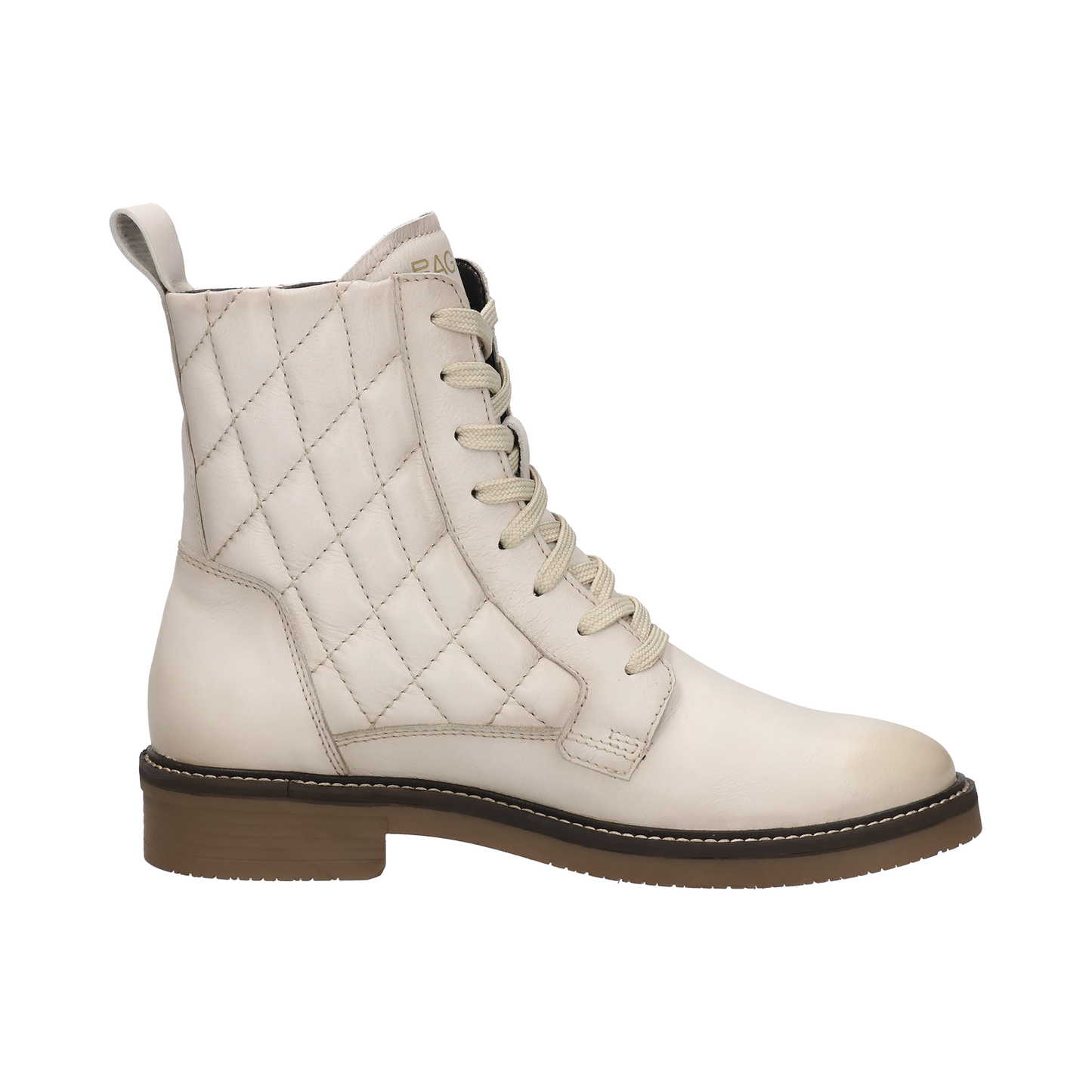 Bagatt Lace Up Boots - Off White