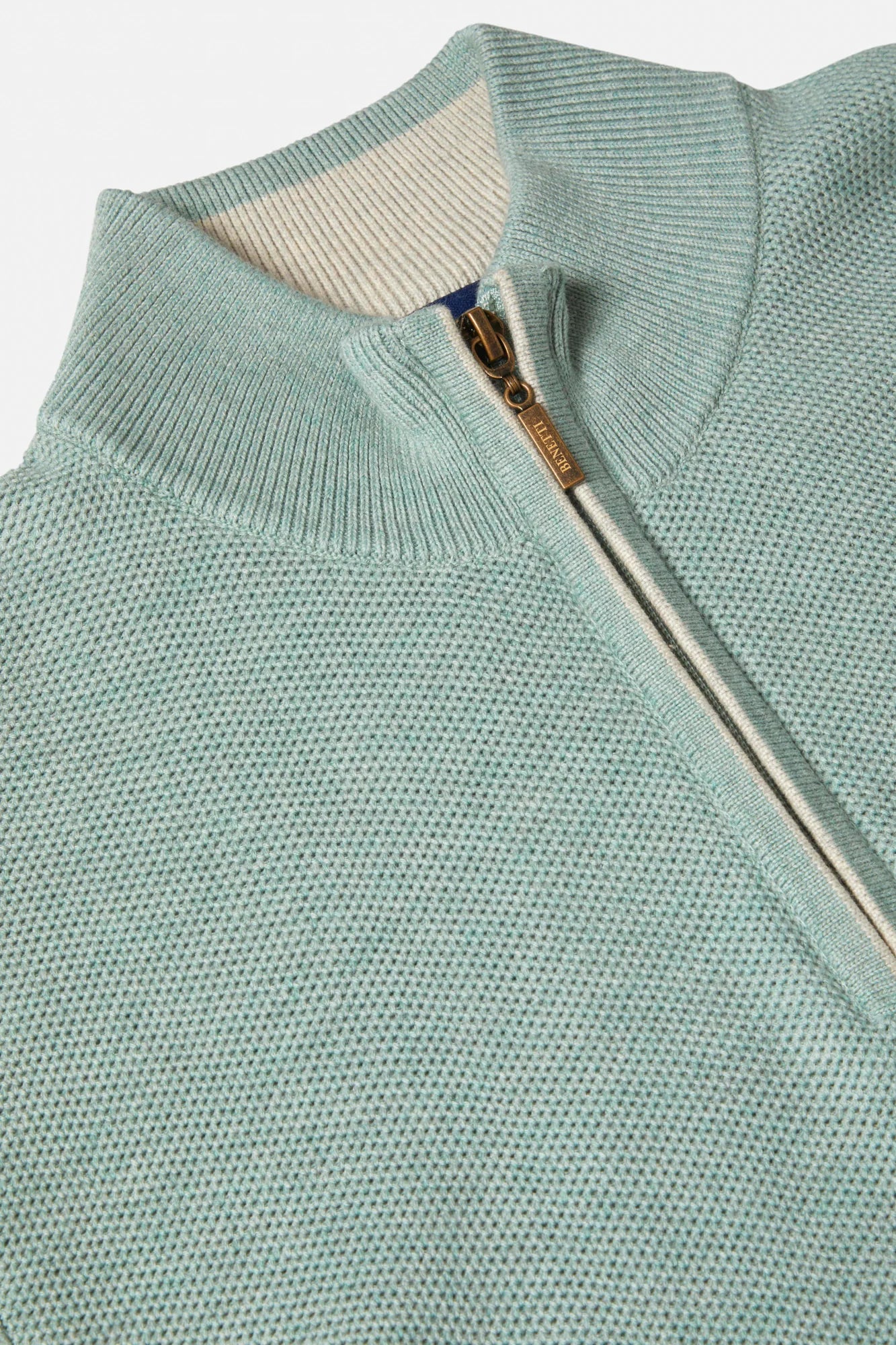Benetti Dawson 1/4 Zip Jumper - Sage