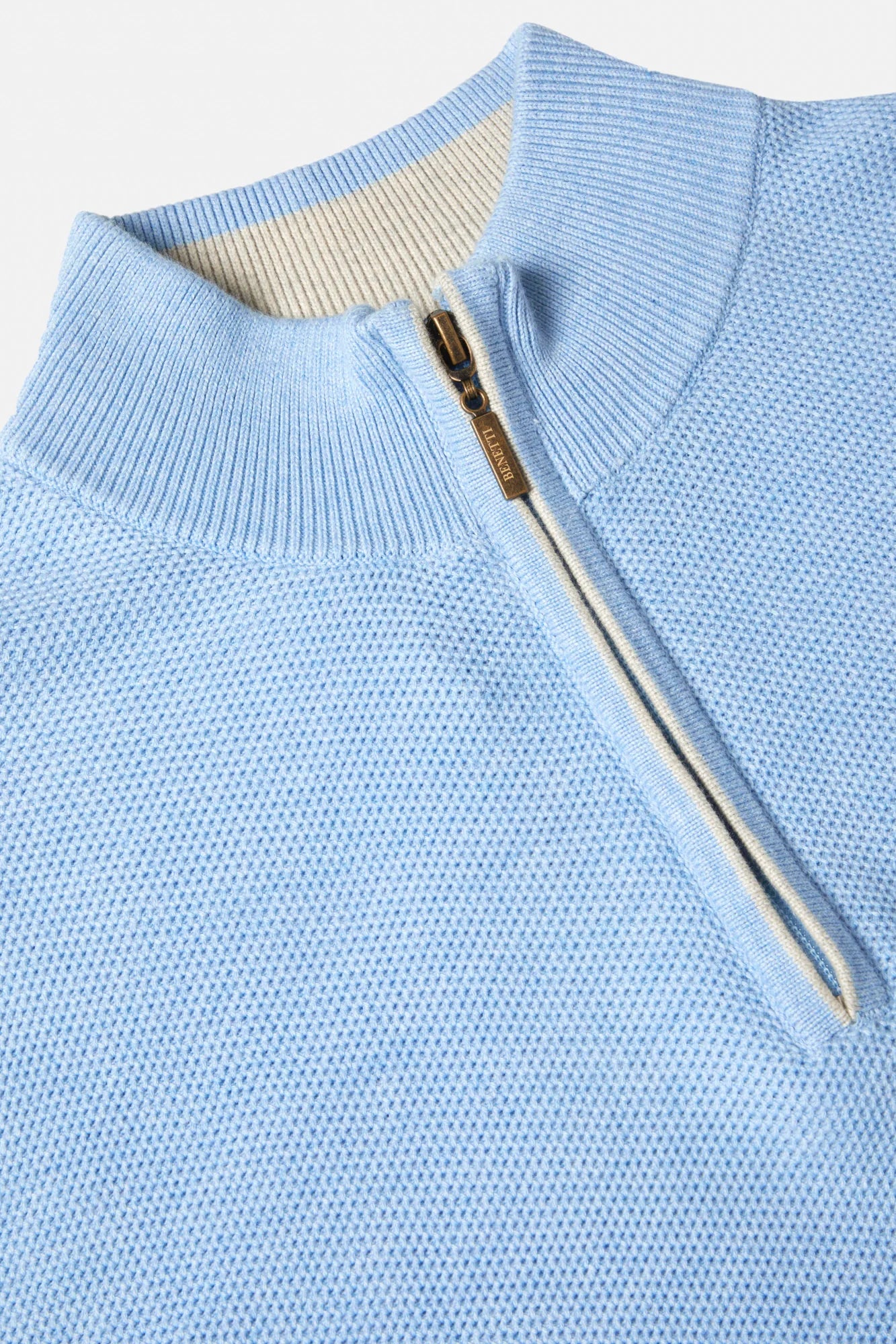 Benetti Dawson 1/4 Zip Jumper - Sky