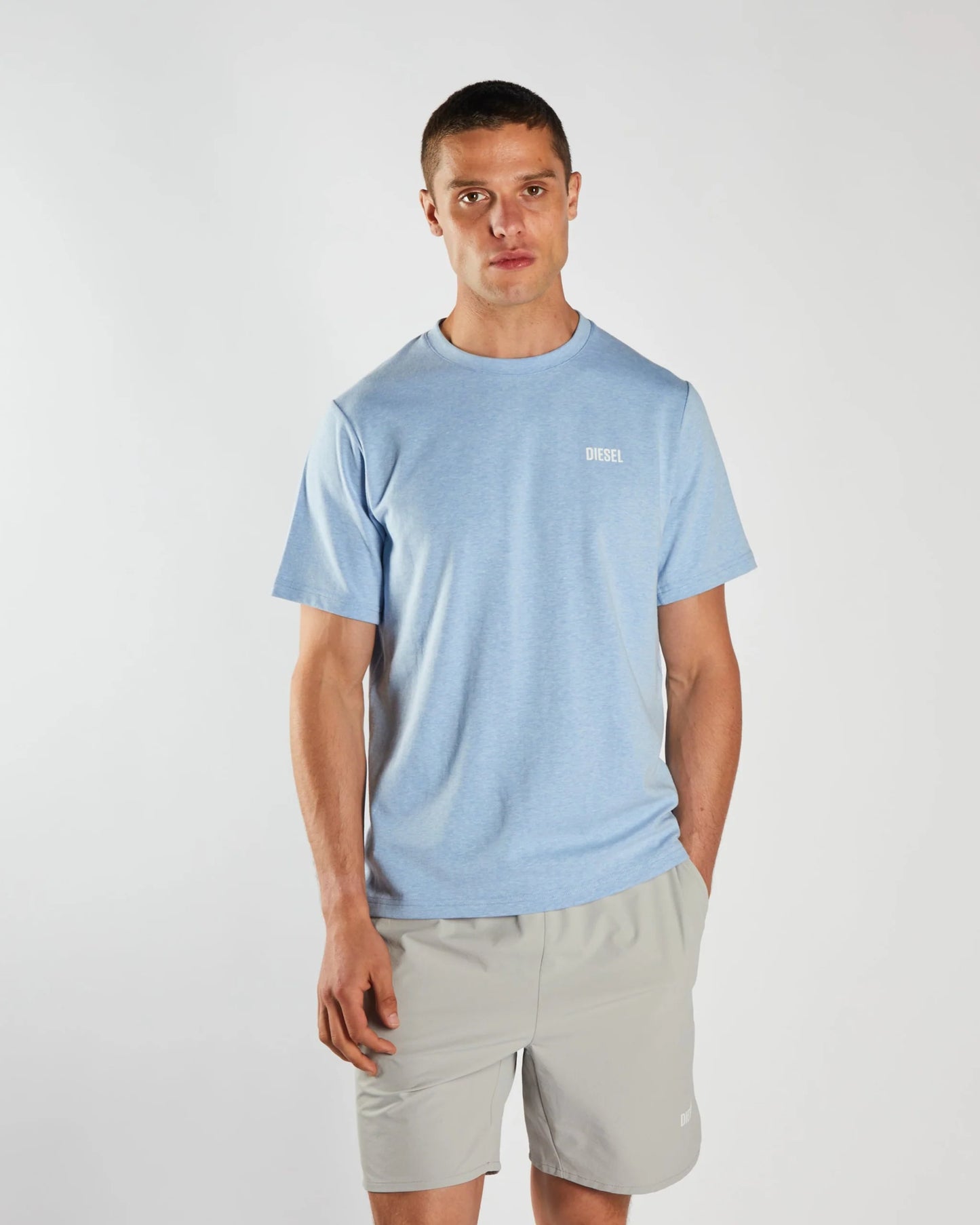 Diesel East Tee- Breezy Blue