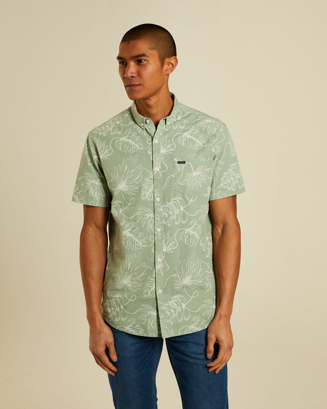 Diesel Eastwood SS Shirt Print - Green