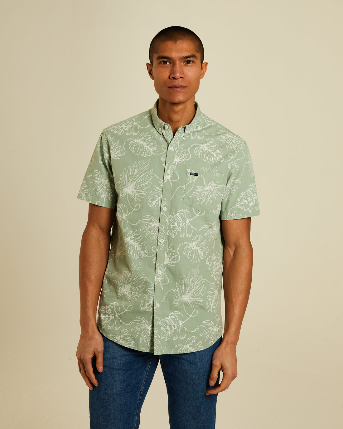 Diesel Eastwood SS Shirt Print - Green