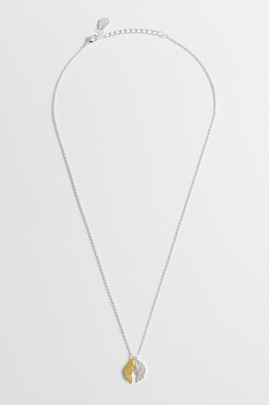 Estella Bartlett Wing Necklace - Silver & Gold Plated