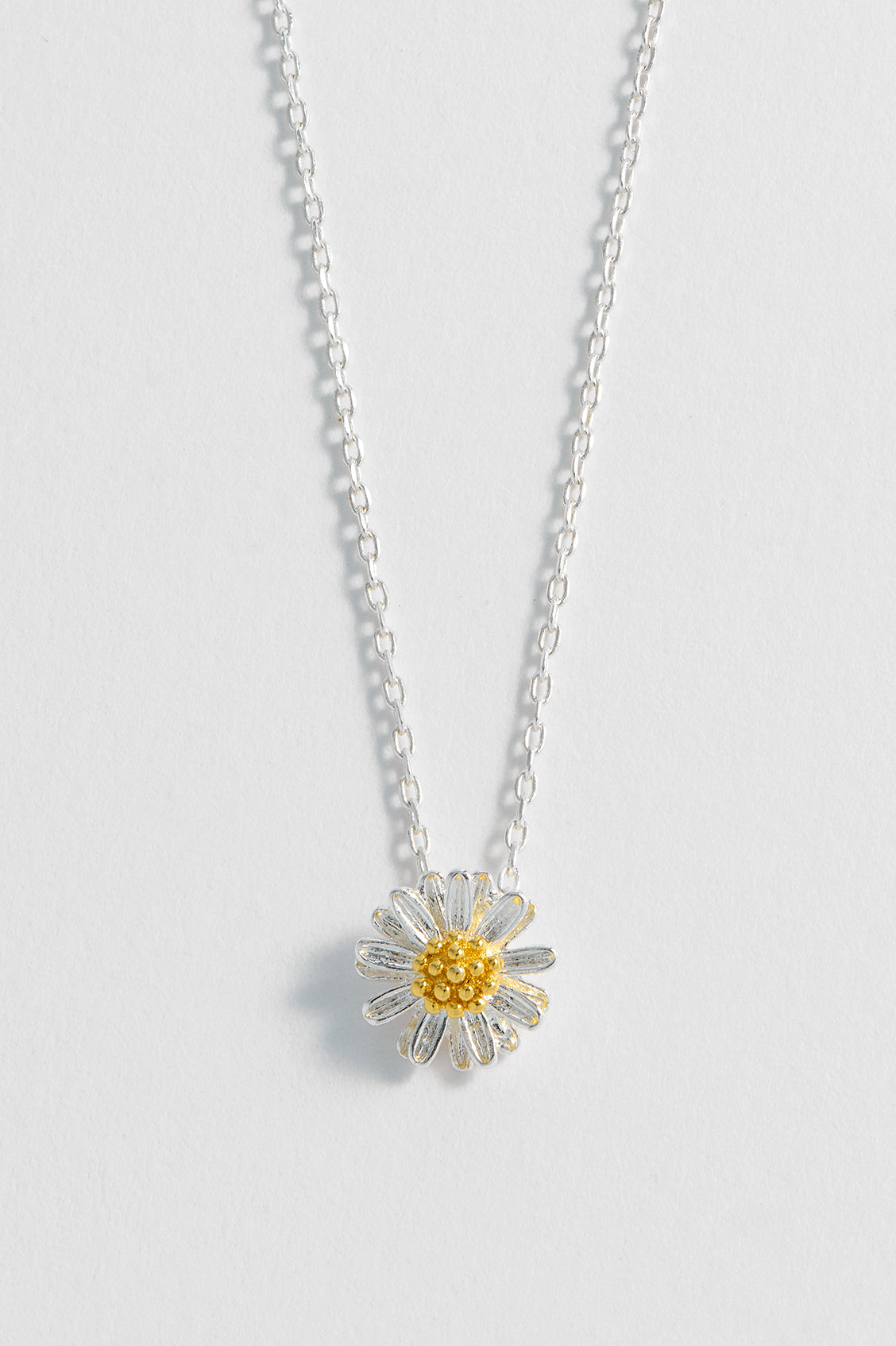 Estella Bartlett Wildflower Necklace - Silver Plated