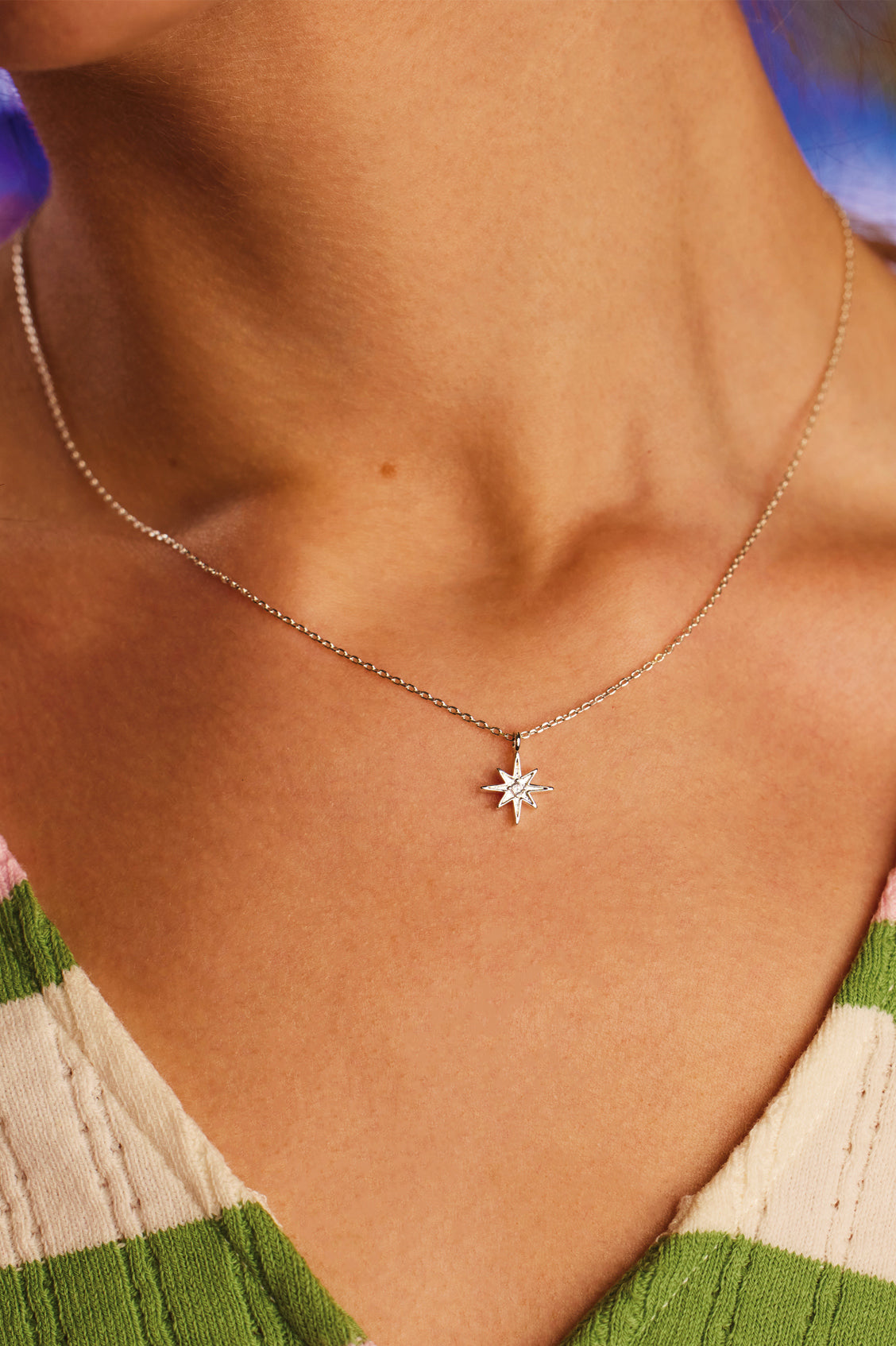 Estella Bartlett Make. Wish Necklace - Silver