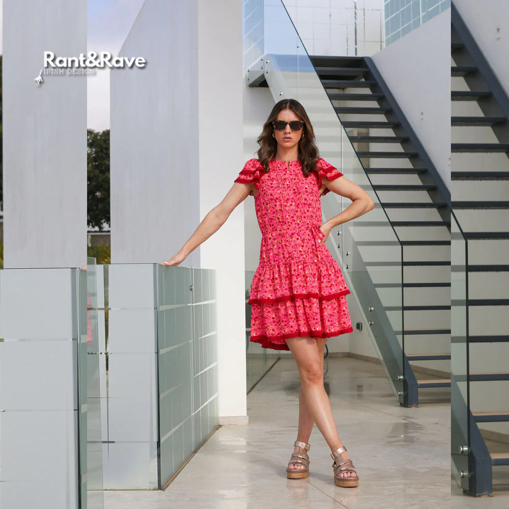 Rant & Rave Eliana Dress - Pink