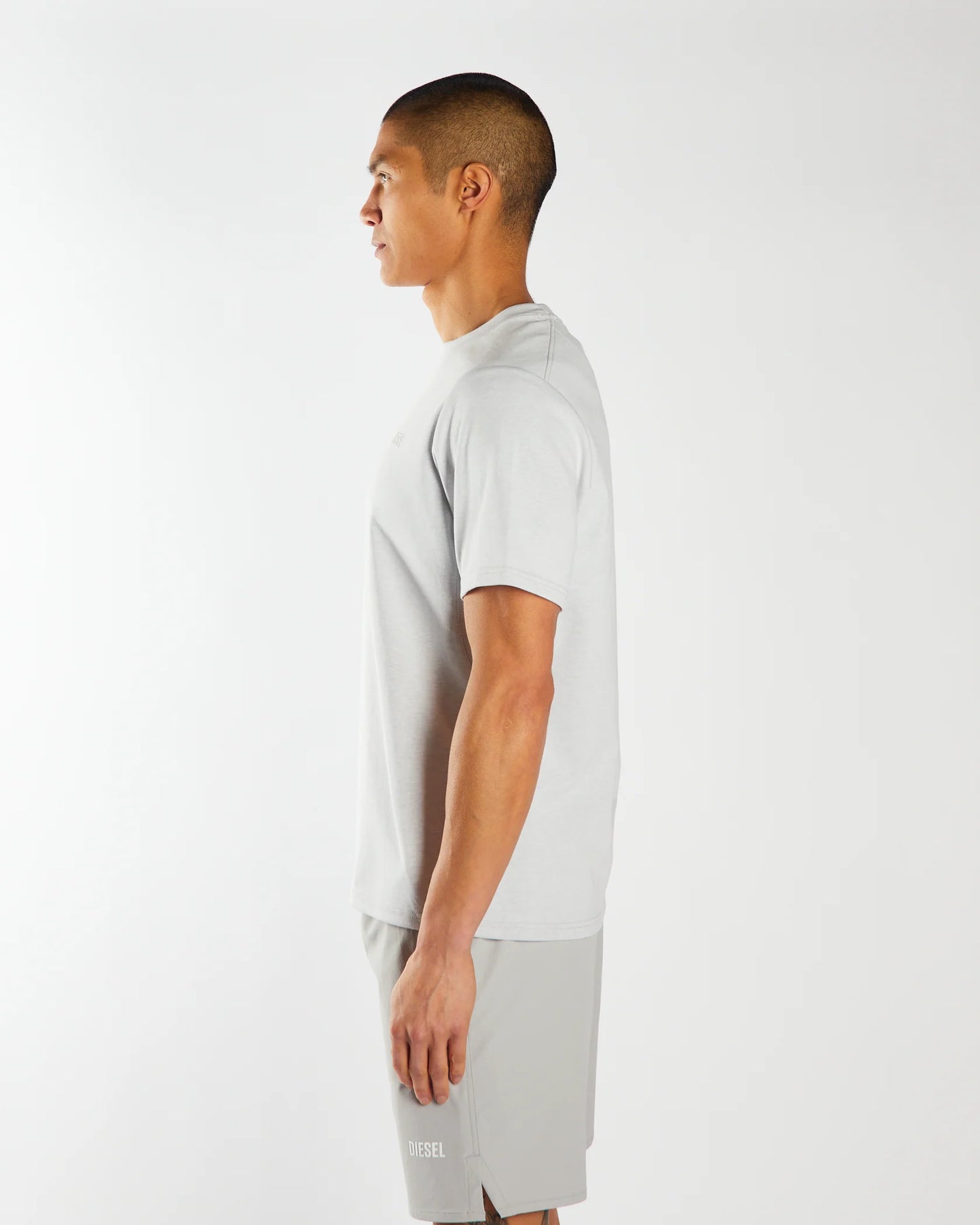 Diesel East Tee- Distant Grey