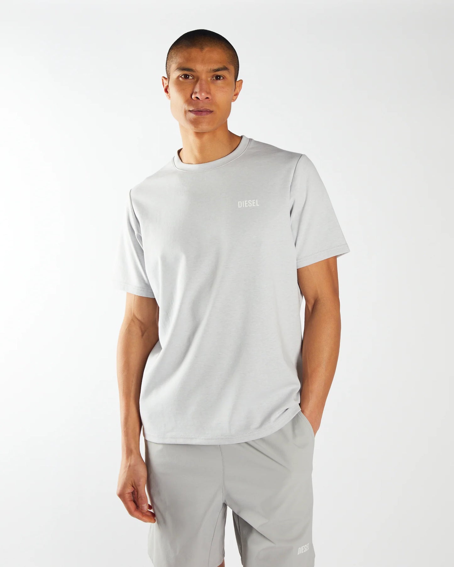 Diesel East Tee- Distant Grey
