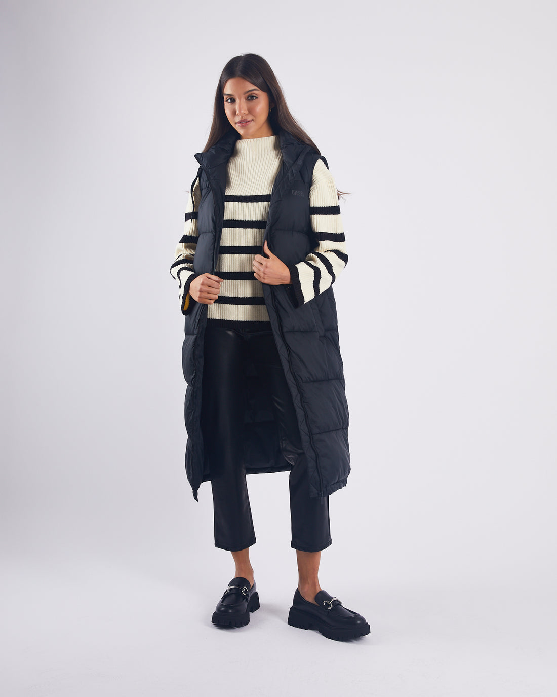 DIESEL Faye Gilet - Black
