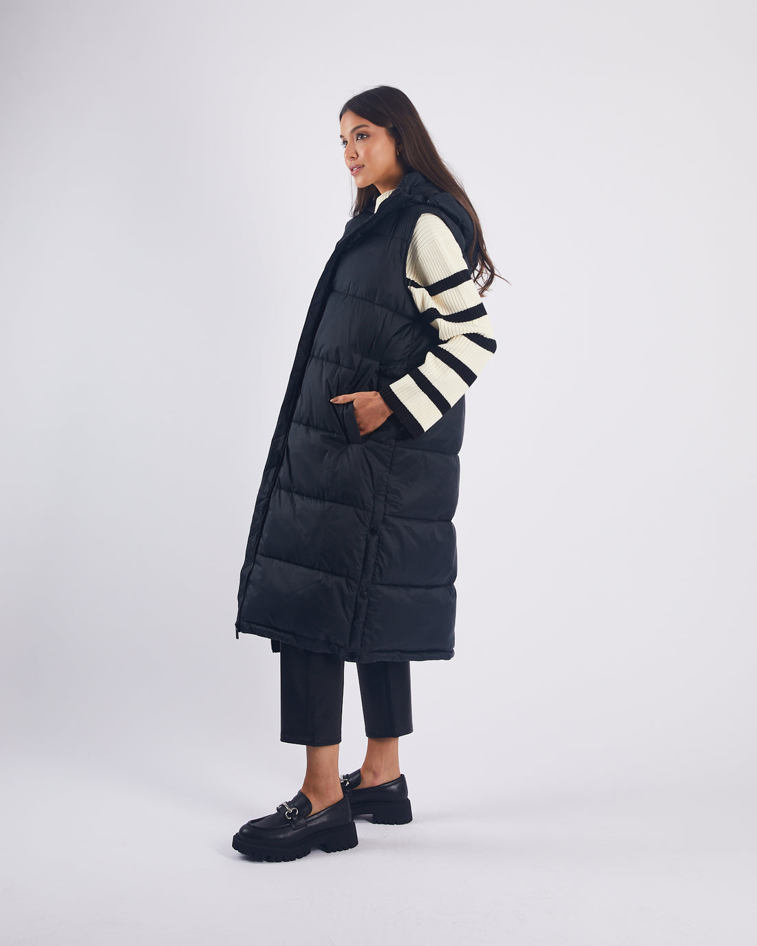 DIESEL Faye Gilet - Black
