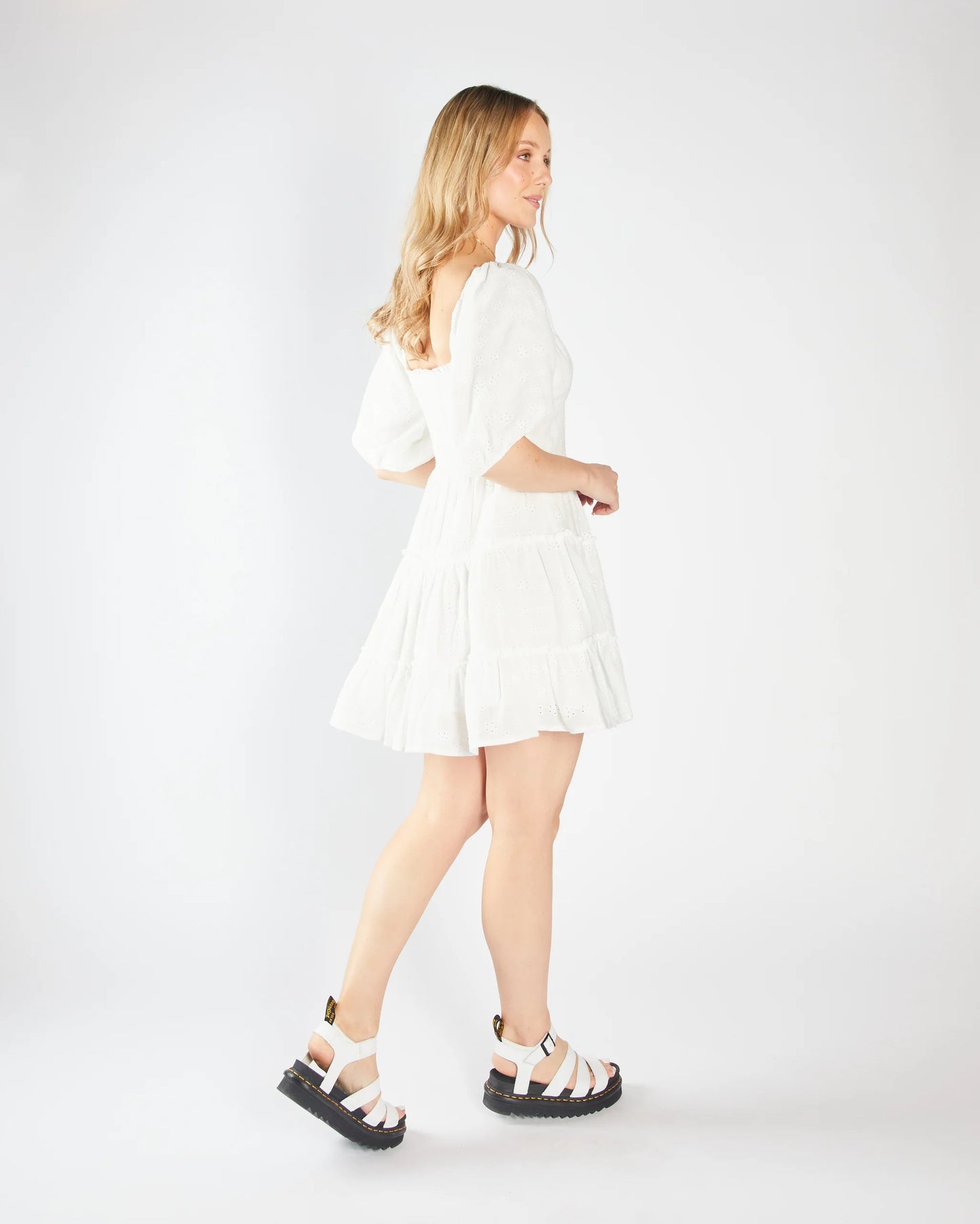 Diesel Favette Dress - Dove White