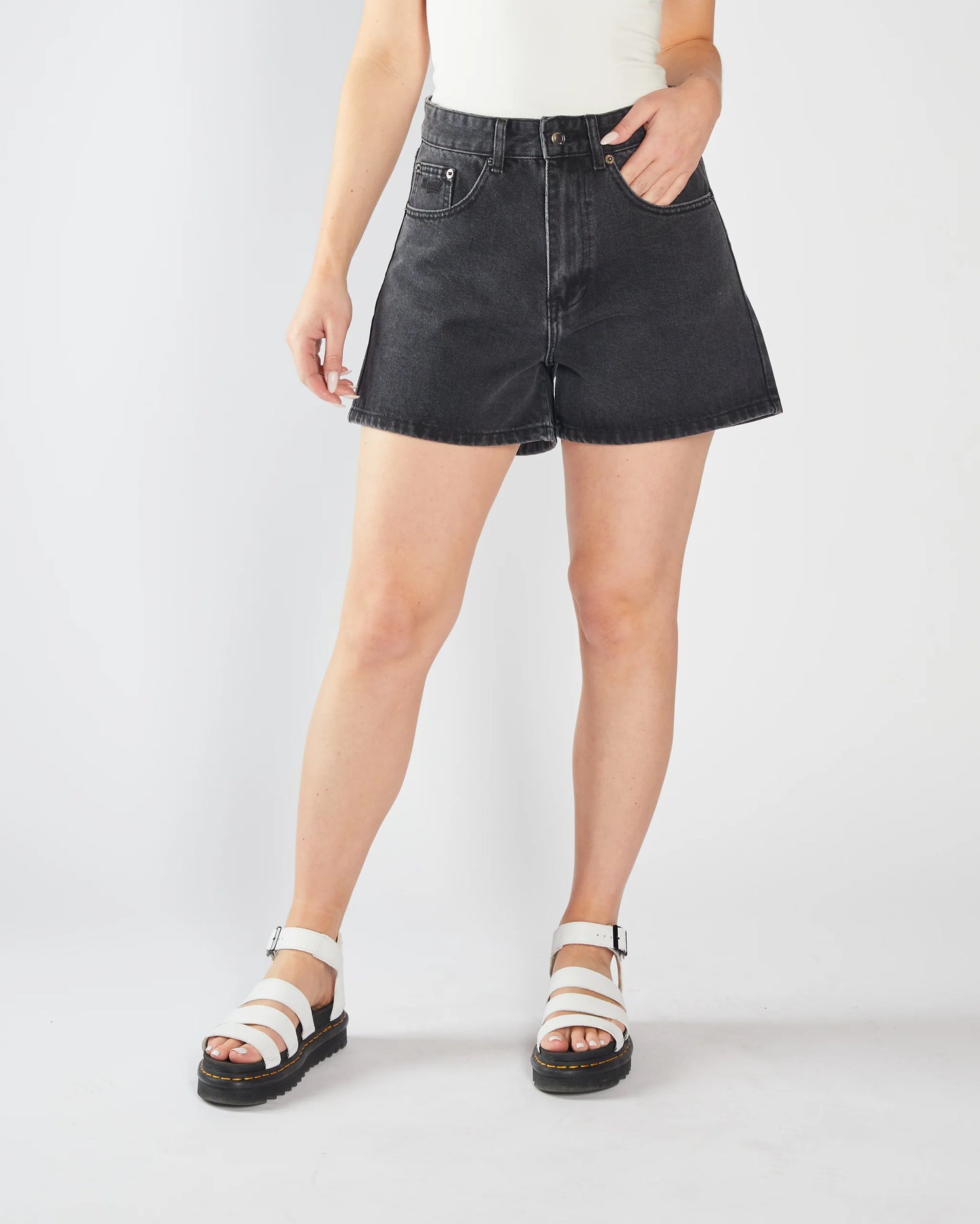 Diesel Franz Denim Shorts- Coal mo