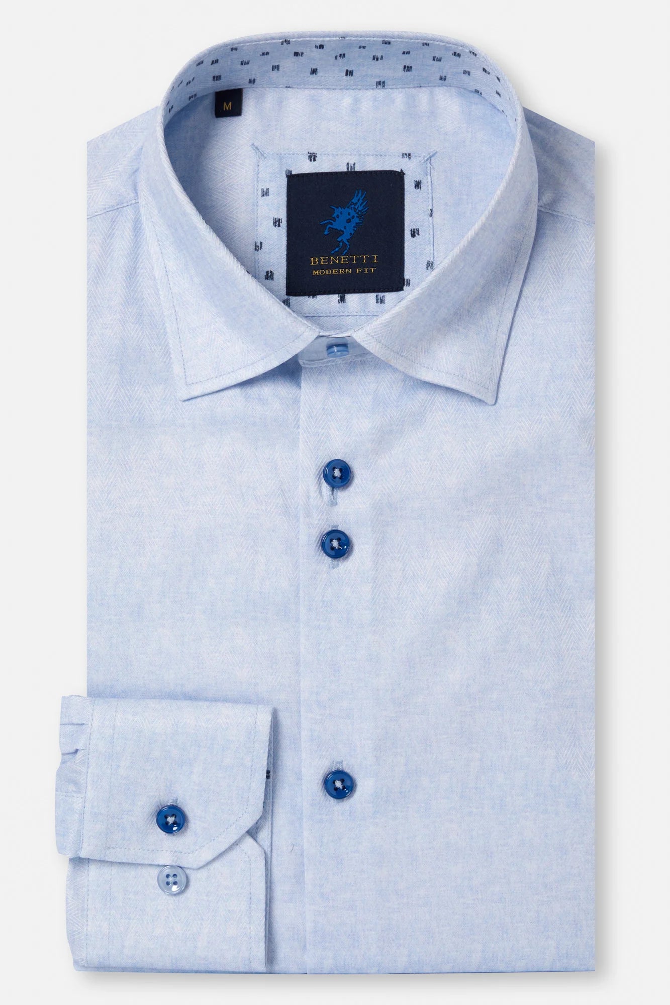 Benetti Modern Fit Felix Shirt - Sky