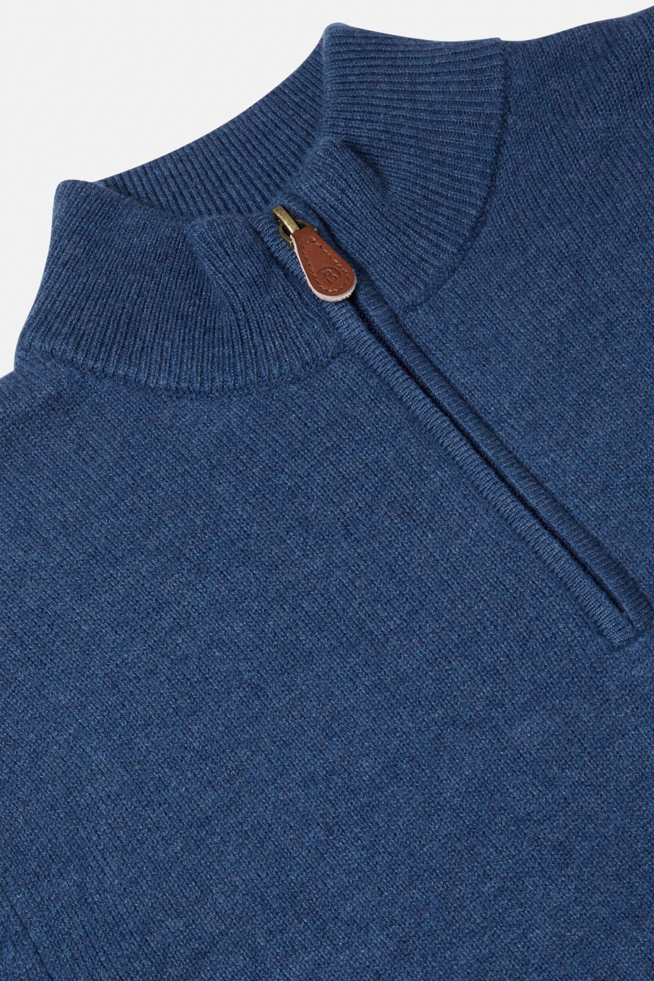 Benetti Franco 1/4 Zip Jumper - Indigo