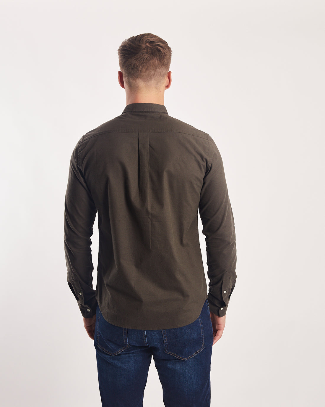 Diesel Garvey Long-Sleeve Shirt - Peat Moss