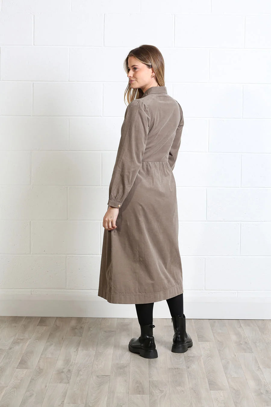 Rant & Rave Hazel Shirt Dress - Biscuit