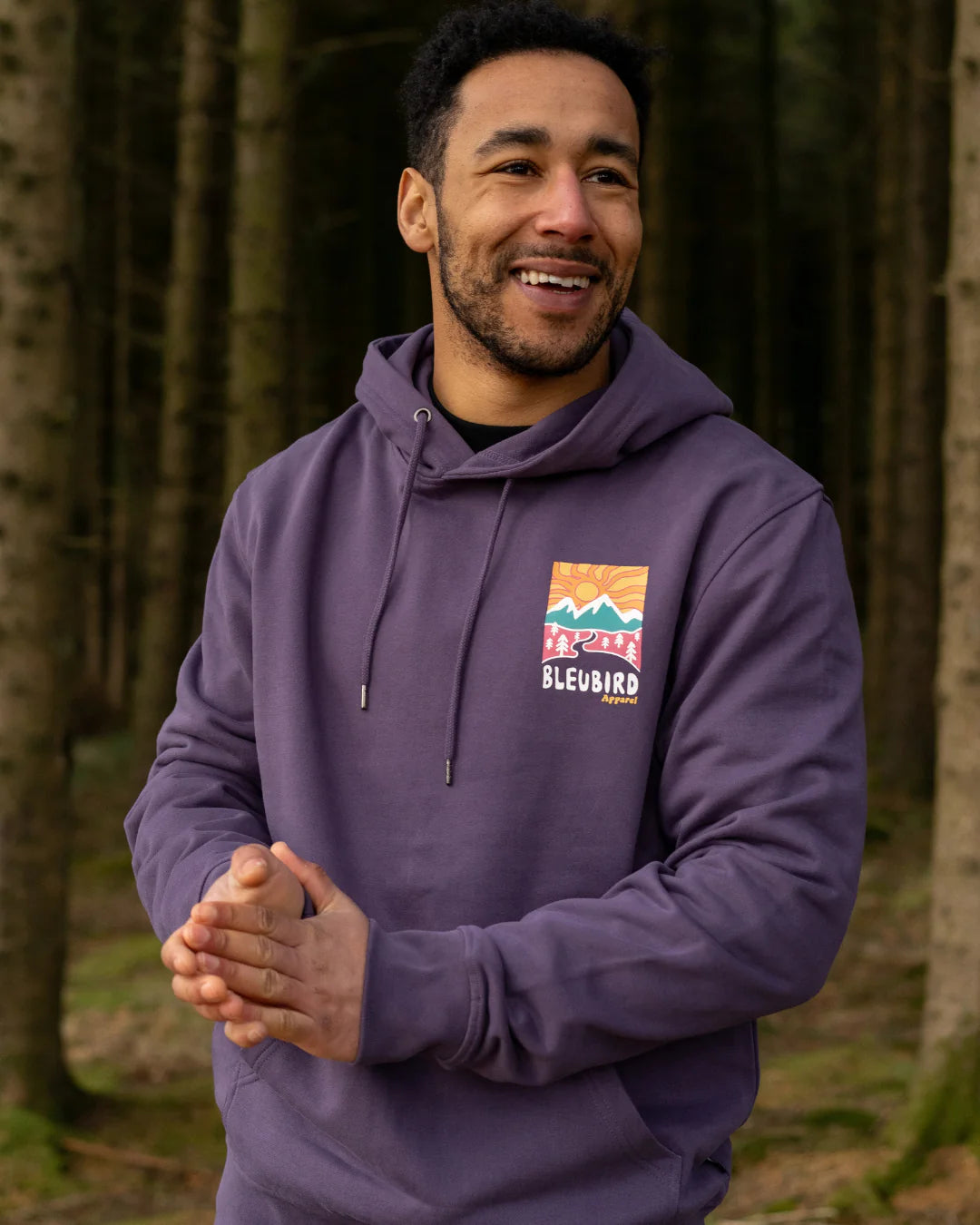 Bleubird Road Out Hoodie- Plum