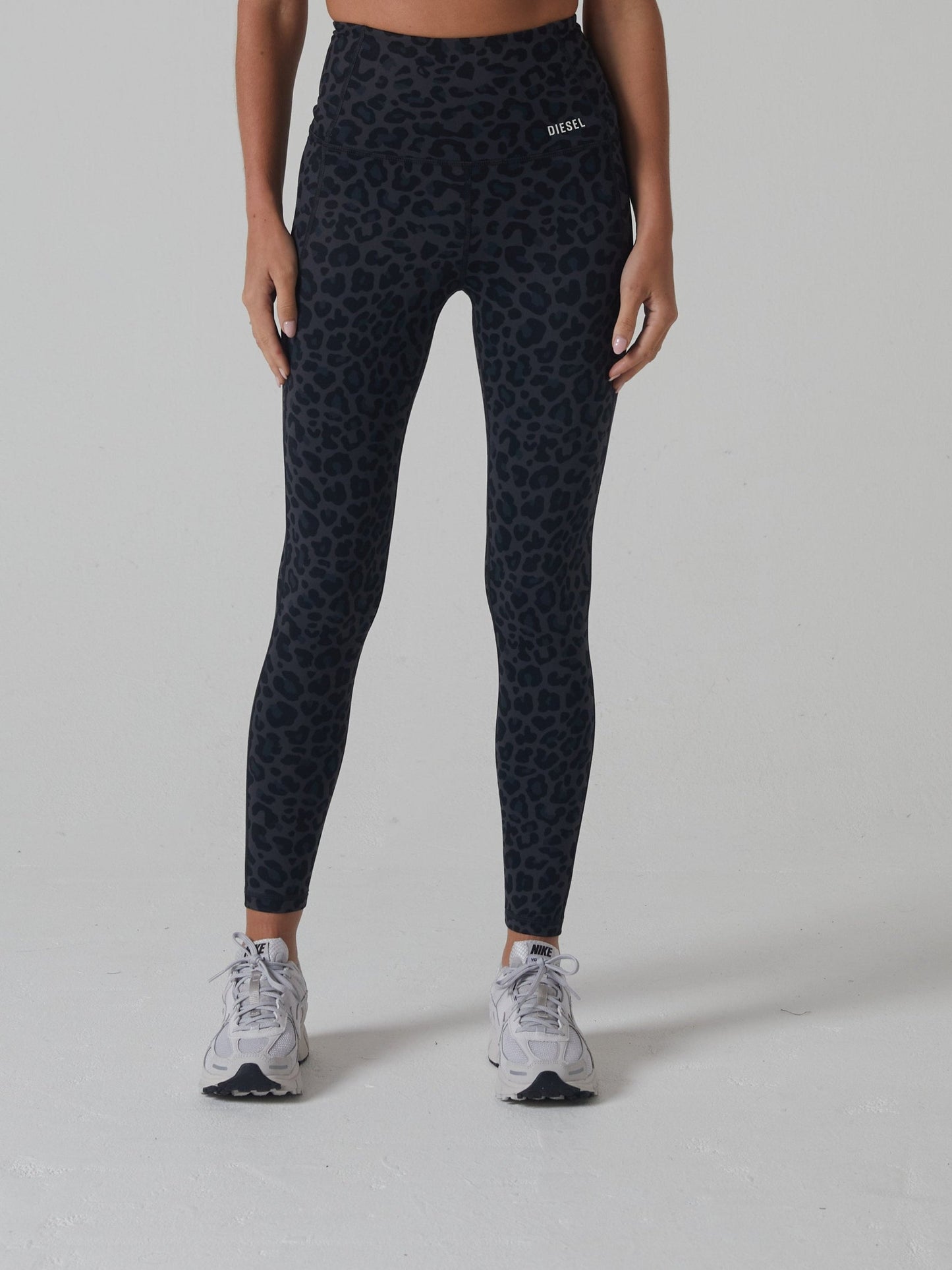 Diesel Hunter Ultra High Rise Pant - Leopard Print