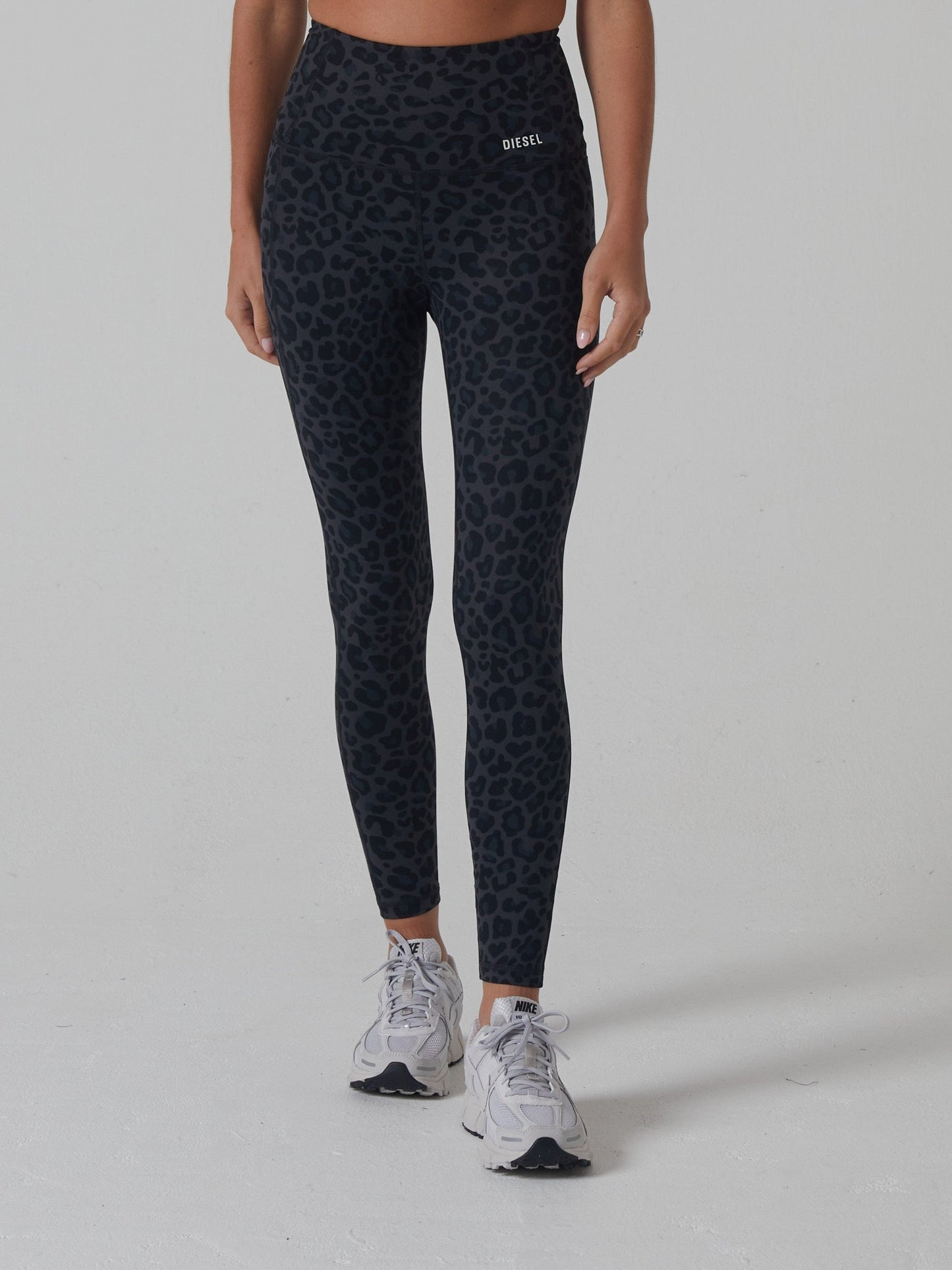 Diesel Hunter Ultra High Rise Pant - Leopard Print
