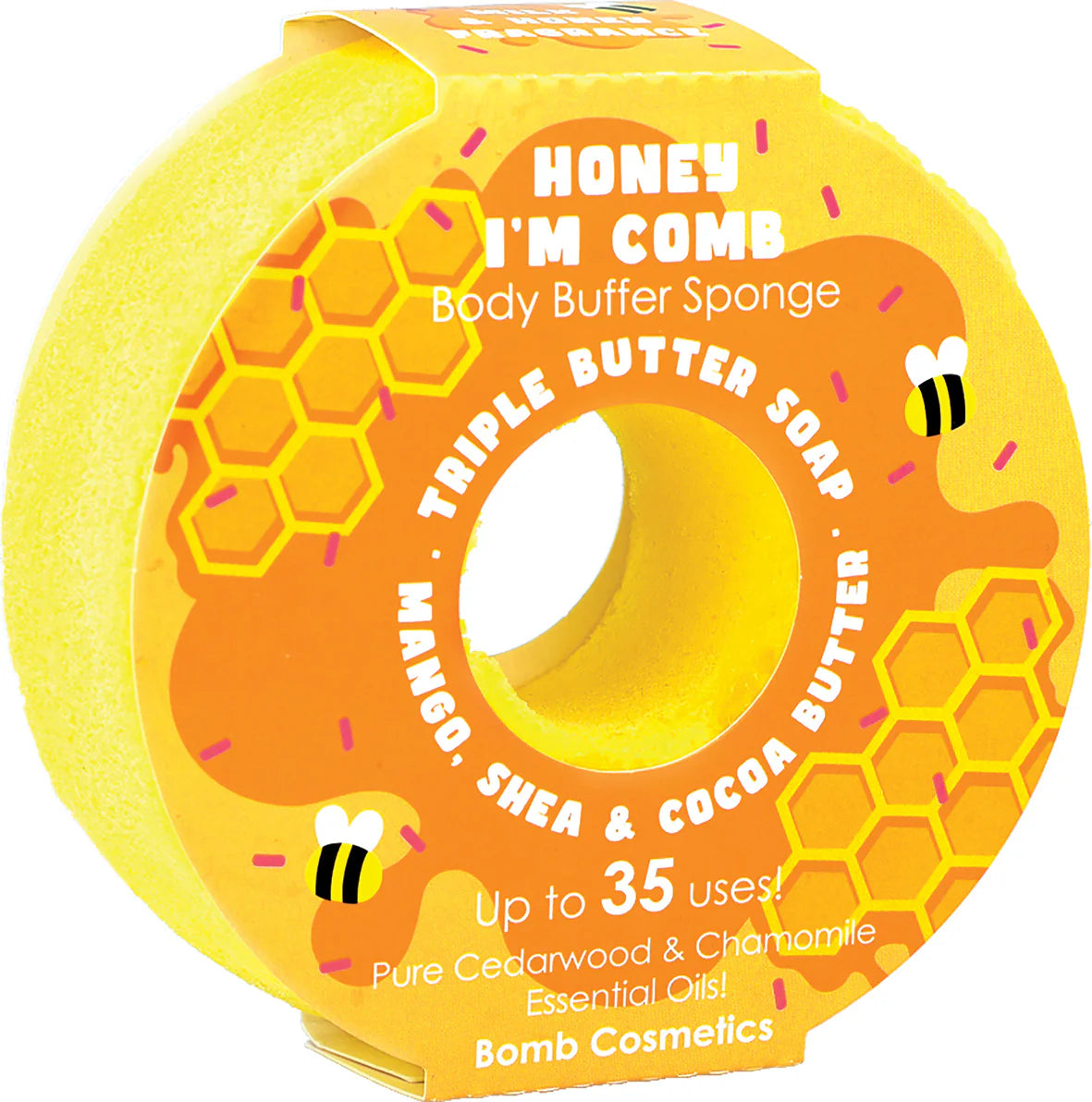 Bomb Cosmetics Honey I’m Comb Big Body Buffer