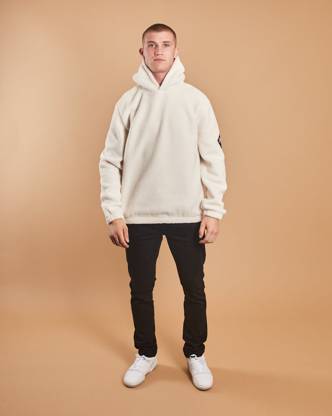 Diesel Iceberg Fleece Hoodie - Clay Ivory