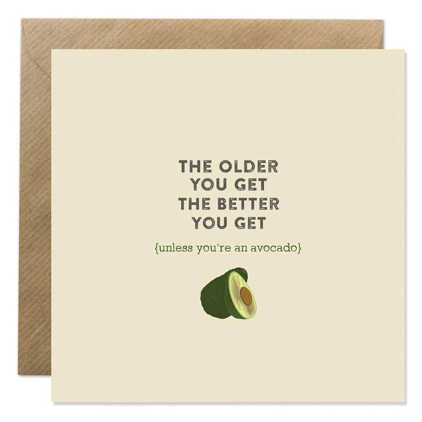 Bold Bunny Card - Birthday Avocado