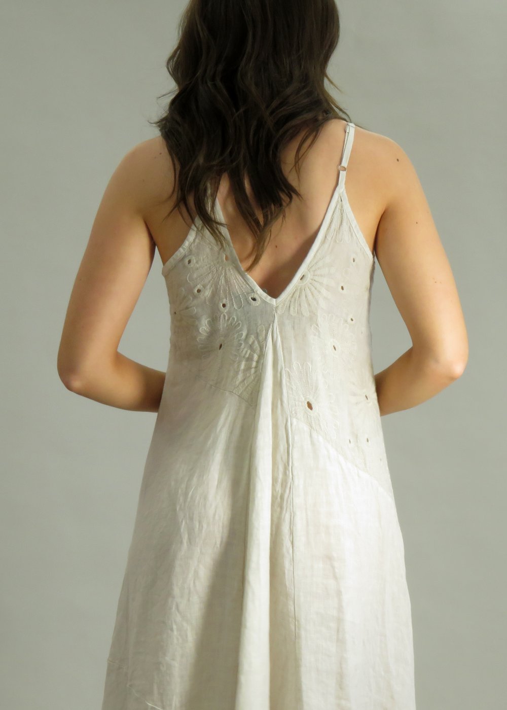 Deck Linen Dress - Beige