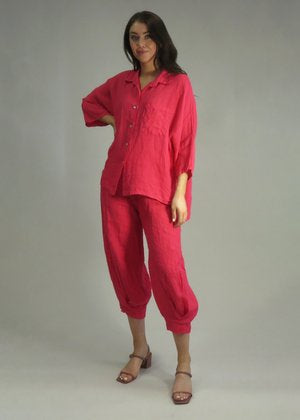 Deck Linen Blouse - Pink